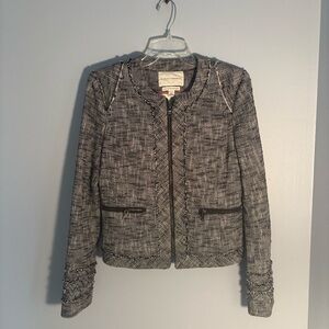 Banana Republic Gray Tweed Blazer